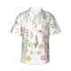 thumbnail image 1 of Fotbe Wildflower Watercolor 2 Camisa Hawaiana para Hombre Unisex – Camisa Casual de Verano con Botones de Manga Corta de Algodón y Lino,Large, 1 of 7