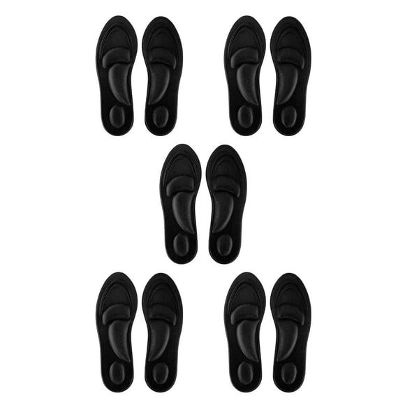 Advancent Plantillas de masaje 4D buena elasticidad pies planos ortopédicos soporte de humedad antiolor espuma hombres plantilla almohadilla Type2 NO2
