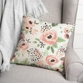 thumbnail image 3 of Creative Products Blush Flowers 18x18 Spun Poly Pillow, 3 of 3
