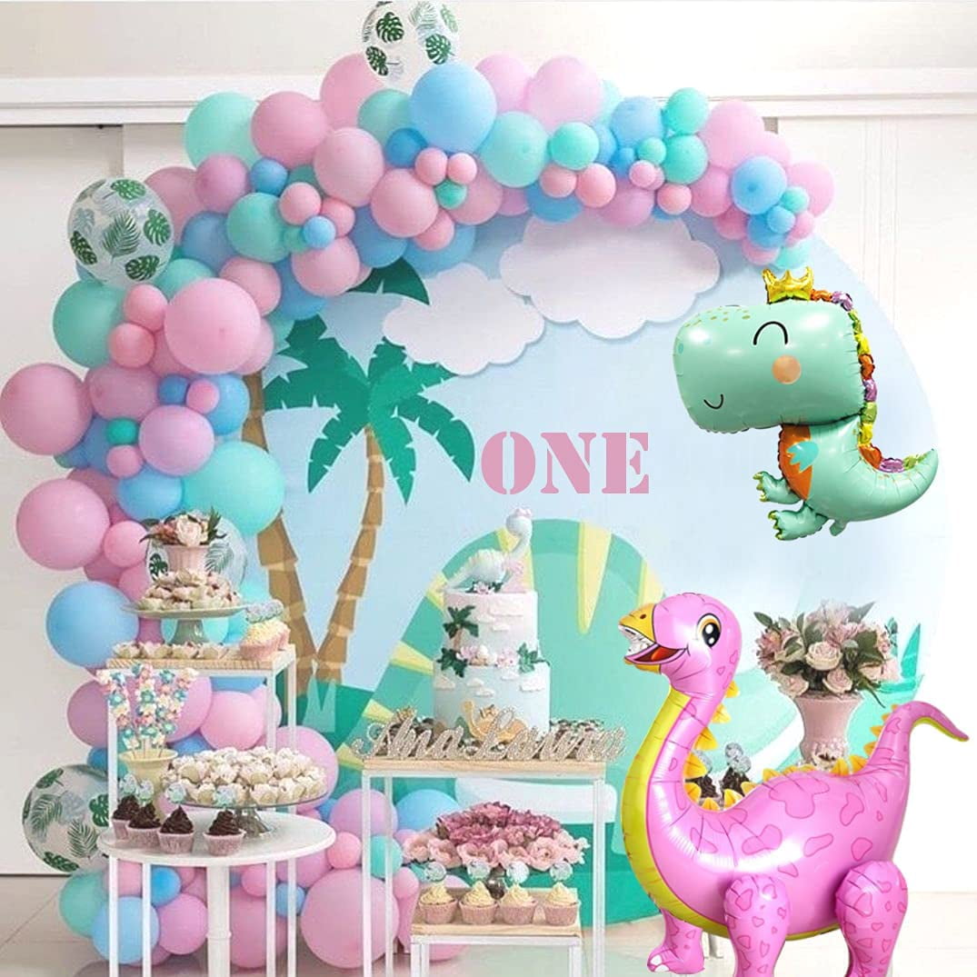 Eanjia 3D Foil Dinosaur Balloon 2pcs Pterodactyl Balloons Cartoon Dino