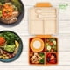 thumbnail image 3 of Lonchera para niños tipo omiebox incluye tarro y cubiertos, bento box c 4 compartimentos modulables de gran capacidad, lunch box con sellado hermético anti-fugas, caja de almuerzo BPA Free, 3 of 9