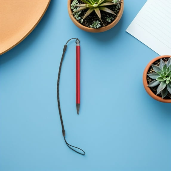 HONMEET 5pcs Stylus Pen: Screen Capacitive Pen With Coiled Spring Anti-Loss Rope - Touchscreen Device Tablets And Phones - High Sensitivity