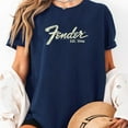 thumbnail image 2 of Fender Classic Fender Est. 1946 Short Sleeve T-Shirt Men's And Women's Graphic Tee 100% Cotton by TBun, Full Sizes S-5XL, 2 of 5