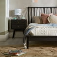 thumbnail image 5 of Walker Edison Modern Boho Solid Wood Queen Platform Bed Frame, Black, 5 of 24
