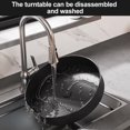 thumbnail image 3 of Kitchen Storage Rack Seasoning Rack Household Seasoning Products Storage Box Multifunctional 360-degree Rotating Floor Storage Rack, 3 of 5