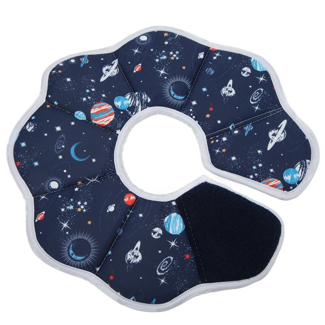 Collier de Guérison des Plaies de Chat, Modèles Mignons Réglables Anti Morsure Collier de Récupération pour Animaux de Compagnie pour les Chiens pour Chaton S, M, L