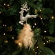 thumbnail image 1 of Adorno navideño de plumas doradas | Bola de plástico en polvo con purpurina | Decoración redonda duradera para colgar | Acentos dorados vibrantes y inquebrantables para árbol navideño, fiesta o, 1 of 6