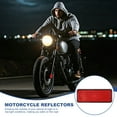 thumbnail image 5 of Rectangle Rear Reflectors, Safety Reflective Warning Reflector Red, 5 of 7