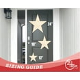 thumbnail image 3 of Unfinished Star Door Hanger 20" / 1/2", 3 of 3