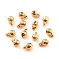 thumbnail image 2 of 304 Stainless Steel Bell Charms Real 18K Gold Plated 7.5x5x5mm Hole: 1.2mm, 2 of 3