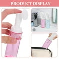 thumbnail image 5 of 2 Pcs Foam Pump Bottle Transparent Mini Shower Gel Travel Brush Empty Mousse The Pet, 5 of 6