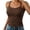 v#84Coffee416, variant on Rggeeun Womens Tank Tops Ribbed Solid Color Square Neck Spaghetti Strap Camisole Lightweight Slim Fit for Summer Travel Party Trendy Tops,Brown,L