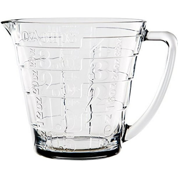 palais glassware glass liquid measuring cup up to 4 cups markings