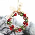 thumbnail image 5 of Corona navideña creativa de hierro forjado, campana navideña, colgante, decoraciones navideñas, 5 of 5