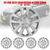 4Pcs/Set Cover Hubcaps,16 inch Vehicle Hubcaps Wheel Rims Cover for 2013-2018 Nissan Altima Sedan -PP Material（16-inch,Lacquer)