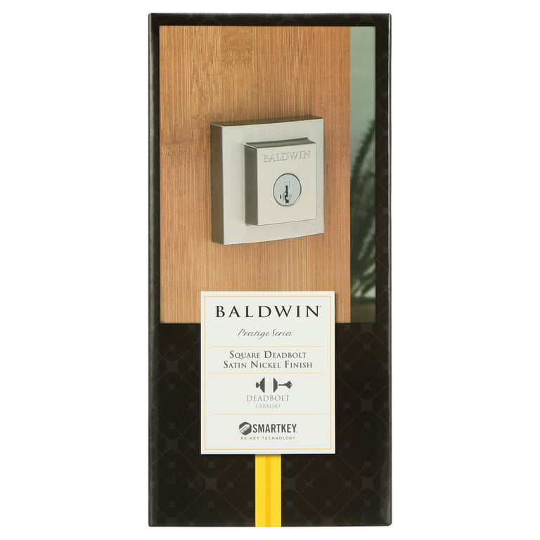 Prestige Torrey Pines Satin Brass Single Cylinder Entry Door Handleset with  Torrey Door Handle Feat SmartKey Security