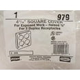 thumbnail image 2 of RACO Square Duplex Cover - Multicolor - 1 Piece, 2 of 4