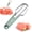 Green, variant on 3-In-1 Watermelon Cutter Slicer,Stainless Steel Watermelon Popsicle Cutter Slicer Tool Watermelon Fork Slicer Cutter, Watermelon Knife Fruit Cutter Melon Cutter for Camping.