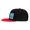 Red, variant on Customize Picture Children's Baseball Cap, Colorblock Flat-Brim Snapback Adjustable Hip-Hop Hat, Personalized Birthday Gift for Kids.