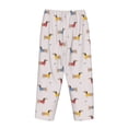 thumbnail image 5 of Goofa Dachshund Dog Puppy Printed Soft Pajama Pants for Women, Wide Leg Comfy Casual Lounge Yoga Pants-Large, 5 of 9