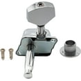 thumbnail image 5 of YQHWQ 6 inline Semi Sealed Electric Guitar 6R Tuning Pegs Keys Tuners Set for Fender Squier Strat Replacement, Small Button, 5 of 5