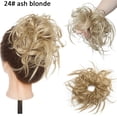 thumbnail image 2 of Chignon Synthétique Désordonné Pièce de Cheveux Ondulée Bouclée Élastique Chignon Épais pour Femmes Filles, 2 of 7