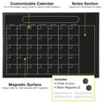 Excello Global Products Calendar Chalkboard Large 20"x30