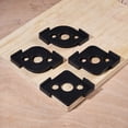 thumbnail image 2 of Set de plantillas de router HERMIT TOOLS, paquete de 4 plantillas Radius, 2 of 9