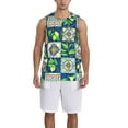 thumbnail image 6 of Rocae Lemon and Leaves for Men's Basketball Jersey Lightweight and Breathable Athletic Tank Top,Quick-Drying Sports Jersey, 6 of 9