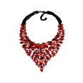 thumbnail image 1 of Gargantilla de diamantes de imitación Jumpingount para mujer color Mostrar como imagen, 1 of 6