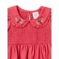 thumbnail image 2 of Wonder Nation Baby Girls Smocked Tunic Top and Pants Set, 2 Piece, Sizes 0/3-24 Months, 2 of 9