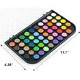 thumbnail image 2 of 48 Colors Washable Watercolor Paint Set,Happon Water Colors Kit with Brushes, Non-toxic Paints Sets for Kids, Adults, Beginners Artists, 2 of 7