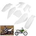 thumbnail image 3 of Motorcycle  Kit Front Rear Fenders Side Panels Shroud for Kawasaki KLX110/KX65 Complete Body Fairing Set, 3 of 7