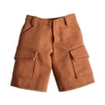 thumbnail image 1 of Figura de acción Pantalones cortos Vestir Coleccionable Casual Miniatura Ropa Atuendo Marrón, 1 of 9