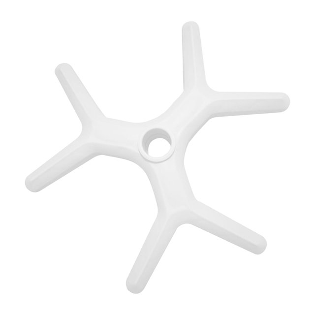 Piezas de la parte inferior de la silla, pata reforzada de la silla, base universal de la silla de oficina, para silla de juegos Piezas de repuesto de Blanco DYNWAVEMX Base de sillas de oficina