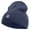 Navy, variant on Stay Wild Embroidered 8 inch Acrylic Short Blank Beanie - Navy OSFM