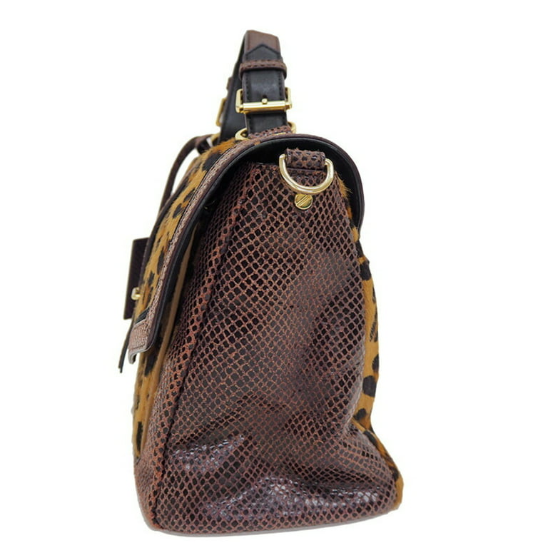 Authenticated Used Tory Burch Harako Leopard handbag 2WAY shoulder