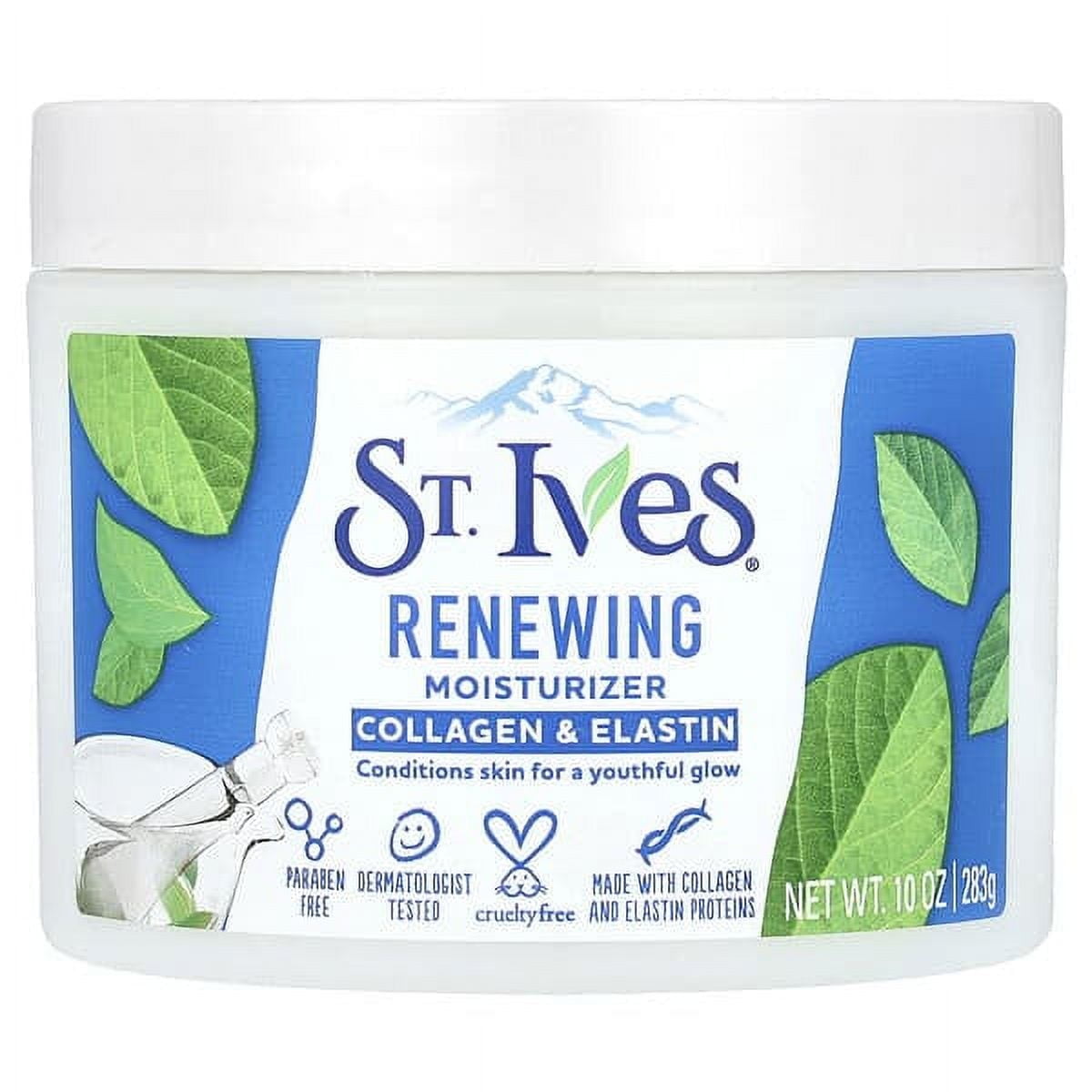 St. Ives, Renewing Moisturizer, Collagen & Elastin, 10 oz