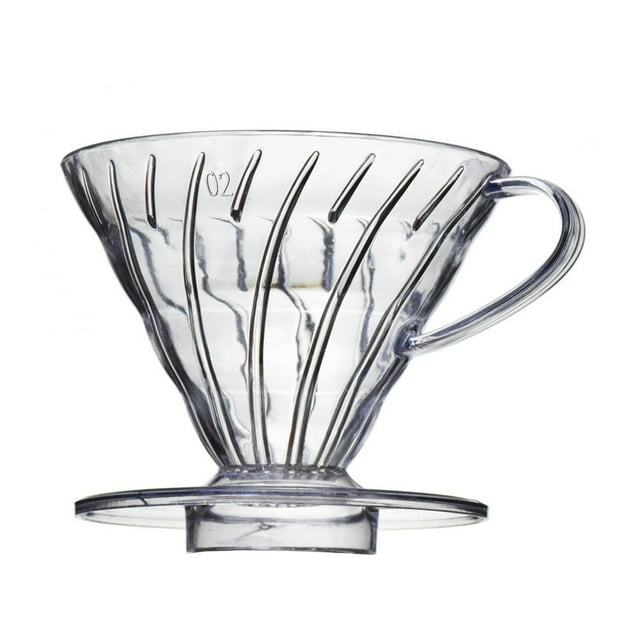 Coffee Dripper Resin Drip Coffee Funnel Filter Cup V01 V02 Coffee Filter Pot