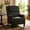 Gray, variant on Coffee Faux Leather Pushback Recliner Chair, Ergonomic Design for Living Room, Bedroom & RV