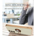 thumbnail image 6 of Compatible for Samsung Galaxy S23 Case with Ring Holder Kickstand [with Magnetic] Soft TPU Shockproof Electroplated Protective Phone Case for Galaxy S23 5G White, 6 of 12