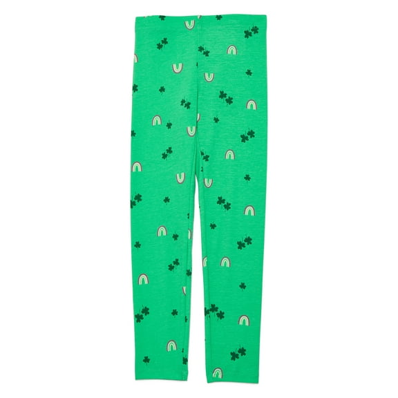 St. Patrick's Day Girls Print Leggings from Way To Celebrate, Sizes 4-18