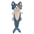 thumbnail image 1 of Shark Plush Toy Stuffed Pillow Cat Head Shark Body Soft Sleeping Pillow for Adults Kids Boys and Girls, 1 of 5