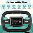 thumbnail image 4 of Costway 6V Electric Kids Ride-on Bumper Car with 360° Spinning Dual Motors 2 Speeds Green, 4 of 10