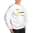 thumbnail image 4 of CafePress - Proud Army Cousin Black And Gold Sweatshirt - Crew Neck Sweatshirt, 4 of 5
