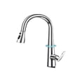 thumbnail image 1 of Matte White Pull Out Kitchen Faucet, 360 Rotation Brass Stream Sprayer Head Hot Cold Washing Sink Mixer Tap Deck Mounted Crane ,Built To Last, 1 of 6