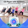 thumbnail image 4 of Reproductor de CD portátil Kegaudio con altavoz Bluetooth Radio FM, 4 of 9