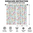 thumbnail image 2 of Blackout Kids Curtains,Pioneer Flower Childrens Insulated Curtains Set Of 2,Bedroom Essentials,Toddler Room Decor 42x84in(106x213cm), 2 of 4