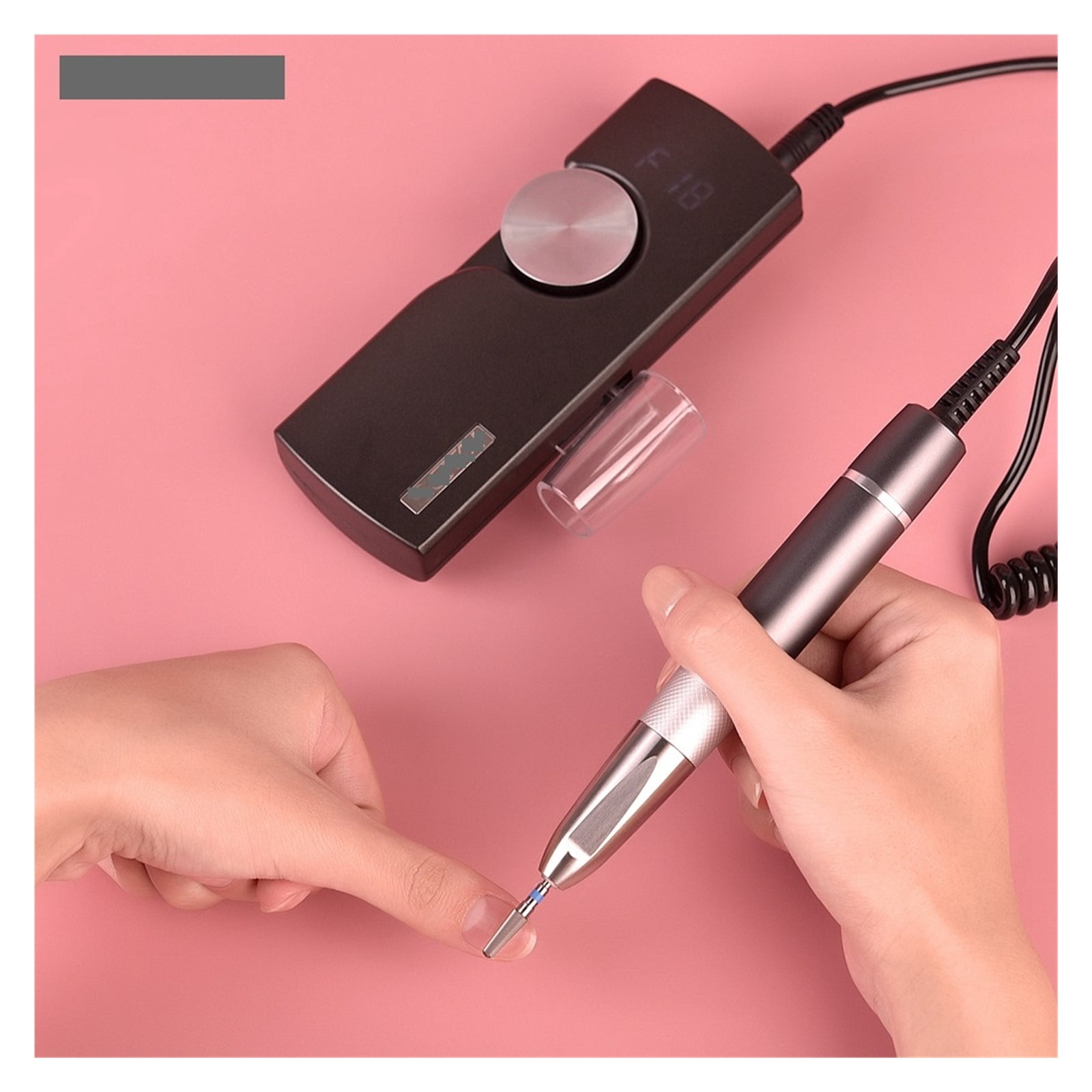35000 RPM Professional Brushless Nail Drill Machine, Acrylic Nails Remover, Gel Polish Cuticle Electric Milling Cutter File ,Low Noise
