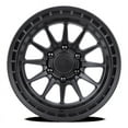 thumbnail image 2 of Lock OffRoad For Baja 17x9 6x139.7 -12et 106.2 Matte Black w/ Matte Black Ring Wheel, 2 of 5
